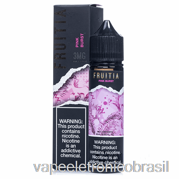 Vape Eletrônico Pink Burst - Fruta - 60ml 0mg